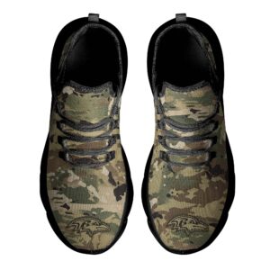 03 Baltimore Ravens Hunting Camo Style Max Soul Shoes