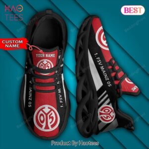 1. FSV Mainz 05 Custom Name Black Red Max Soul Shoes