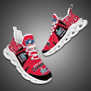 12 Kansas City Chiefs Personalized Super Bowl Champions Max Soul Shoes