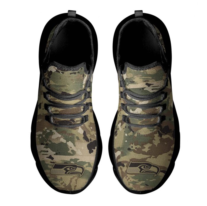 29 Seattle seahawks Hunting Camo Style Max Soul Shoes