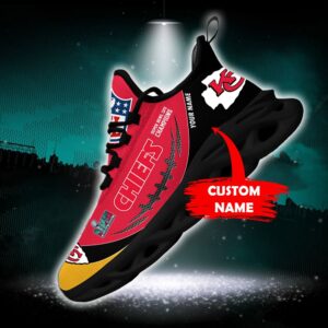 3 Kansas City Chiefs Personalized Super Bowl Champions Max Soul Shoes Ver 2