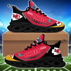 3 Kansas City Chiefs Personalized Super Bowl Champions Max Soul Shoes Ver 2