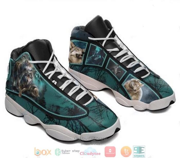 3D Every Wolf Air Jordan 13 Sneaker Shoes