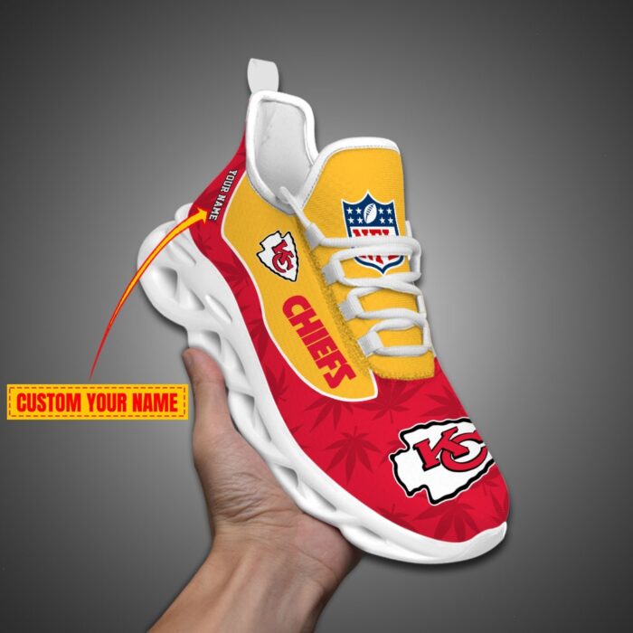 5 Kansas City Chiefs Personalized Weed Limited Edition Max Soul Shoes