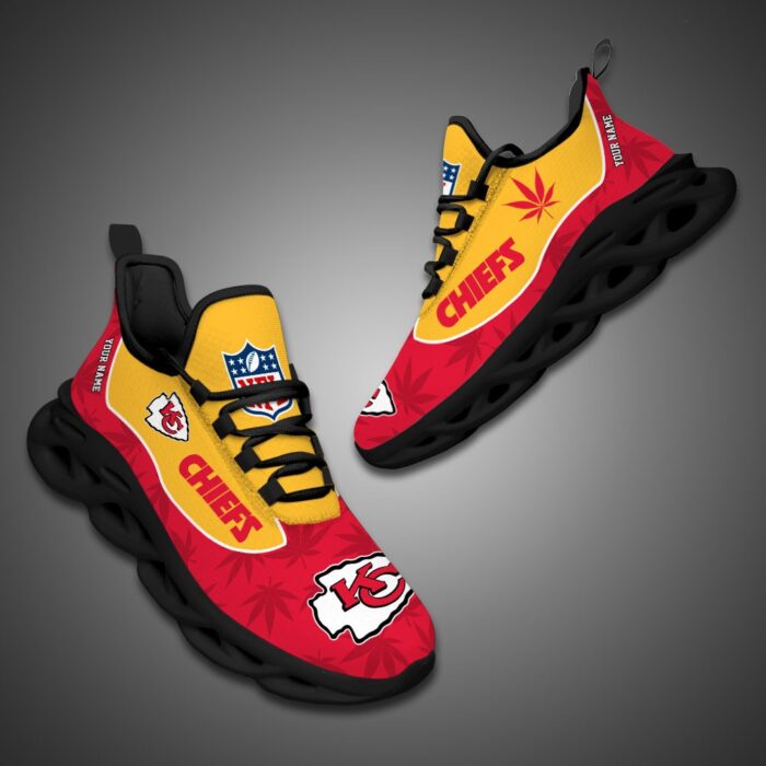 5 Kansas City Chiefs Personalized Weed Limited Edition Max Soul Shoes