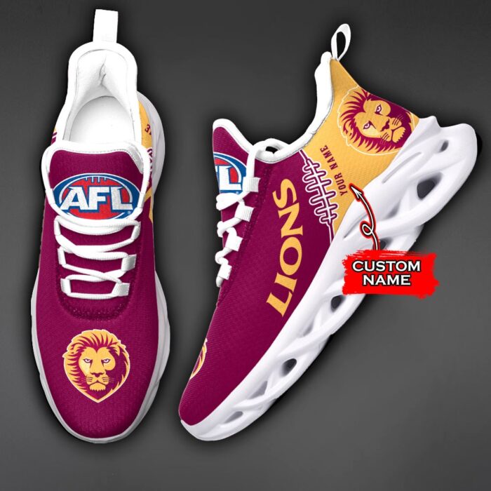 AFL Brisbane Lions Max Soul Sneaker Custom Name C44