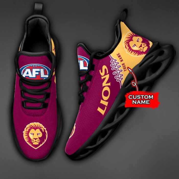 AFL Brisbane Lions Max Soul Sneaker Custom Name C44