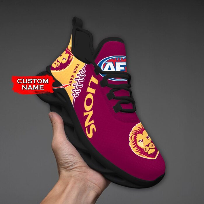 AFL Brisbane Lions Max Soul Sneaker Custom Name C44