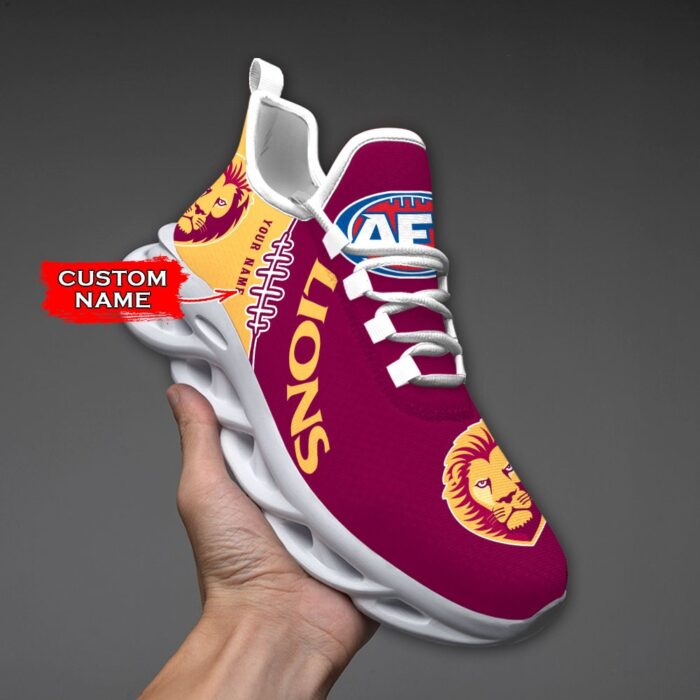 AFL Brisbane Lions Max Soul Sneaker Custom Name C44