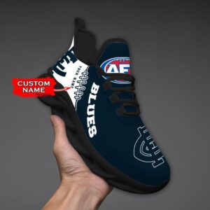 AFL Carlton Blues Max Soul Sneaker Custom Name C44