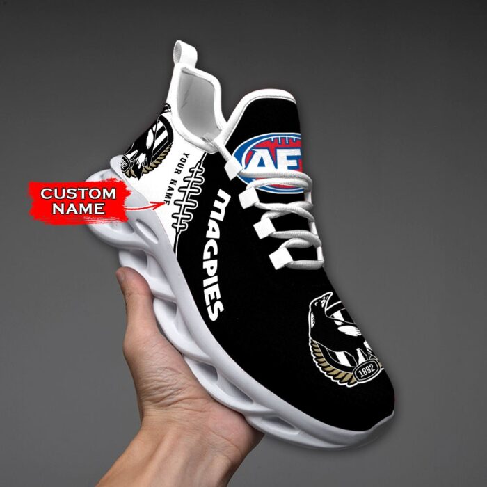 AFL Collingwood Magpies Max Soul Sneaker Custom Name C44