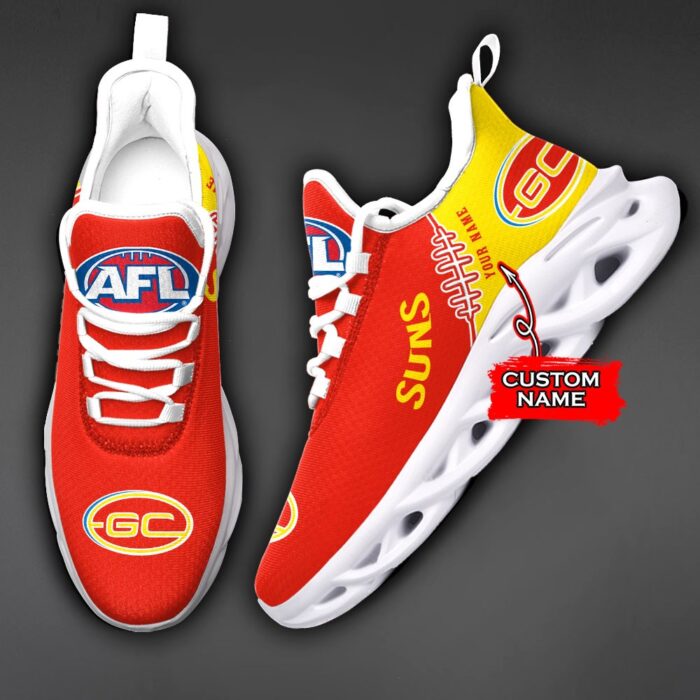 AFL Gold Coast Suns Max Soul Sneaker Custom Name C44