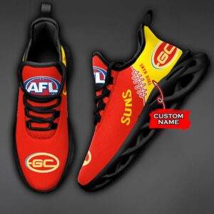 AFL Gold Coast Suns Max Soul Sneaker Custom Name C44