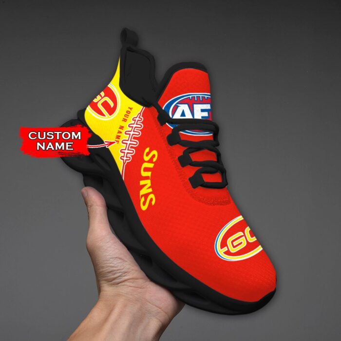 AFL Gold Coast Suns Max Soul Sneaker Custom Name C44