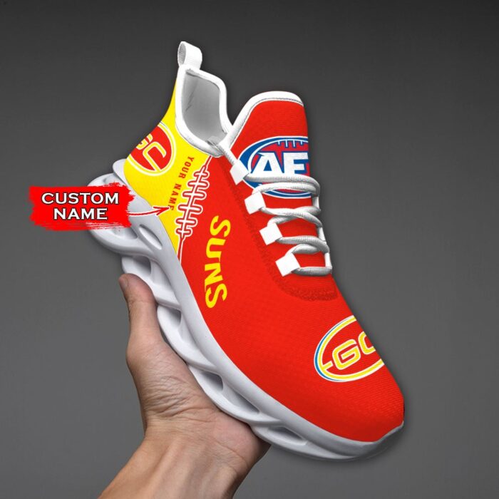 AFL Gold Coast Suns Max Soul Sneaker Custom Name C44