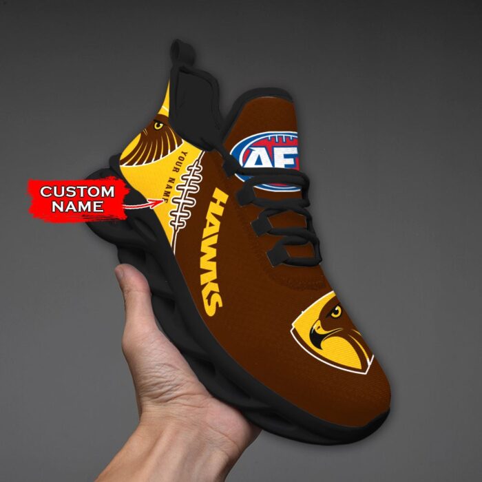 AFL Hawthorn Hawks Max Soul Sneaker Custom Name C44