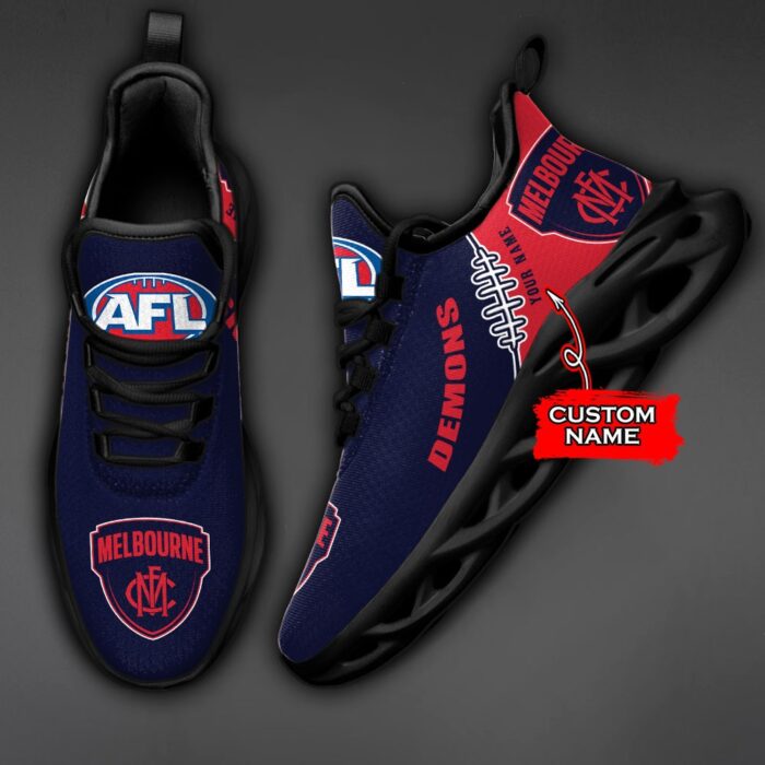 AFL Melbourne Demons Max Soul Sneaker Custom Name C44