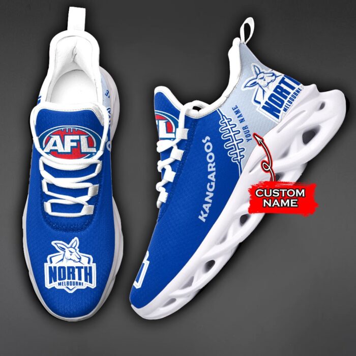 AFL North Melbourne Kangaroos Max Soul Sneaker Custom Name C44