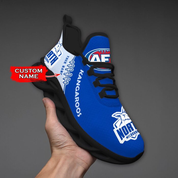 AFL North Melbourne Kangaroos Max Soul Sneaker Custom Name C44