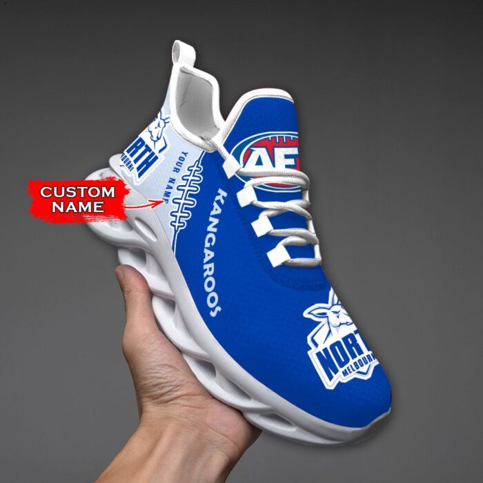 AFL North Melbourne Kangaroos Max Soul Sneaker Custom Name C44