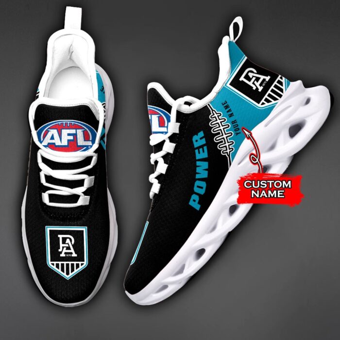 AFL Port Adelaide Power Max Soul Sneaker Custom Name C44