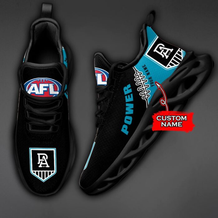 AFL Port Adelaide Power Max Soul Sneaker Custom Name C44