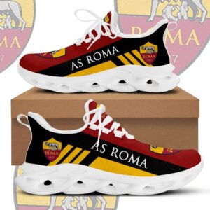 AS Roma Red Black Yellow Stripes Max Soul Shoes