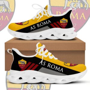 AS Roma Yellow Black Red Stripes Max Soul Shoes