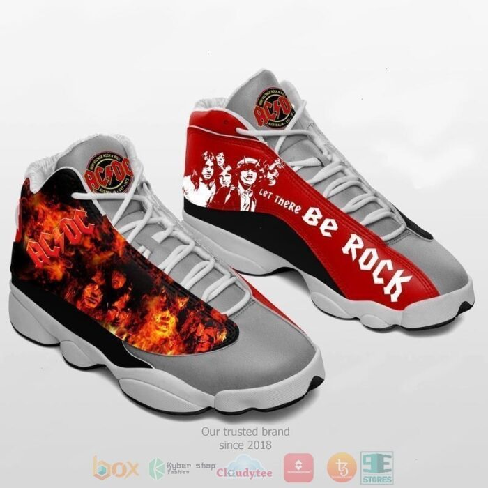 Acdc Rock Band Air Jordan 13 Shoes