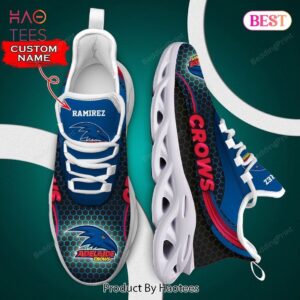 Adelaide Crows AFL Custom Name Blue Color Max Soul Shoes