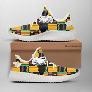 Africa Map Yeezy Shoes