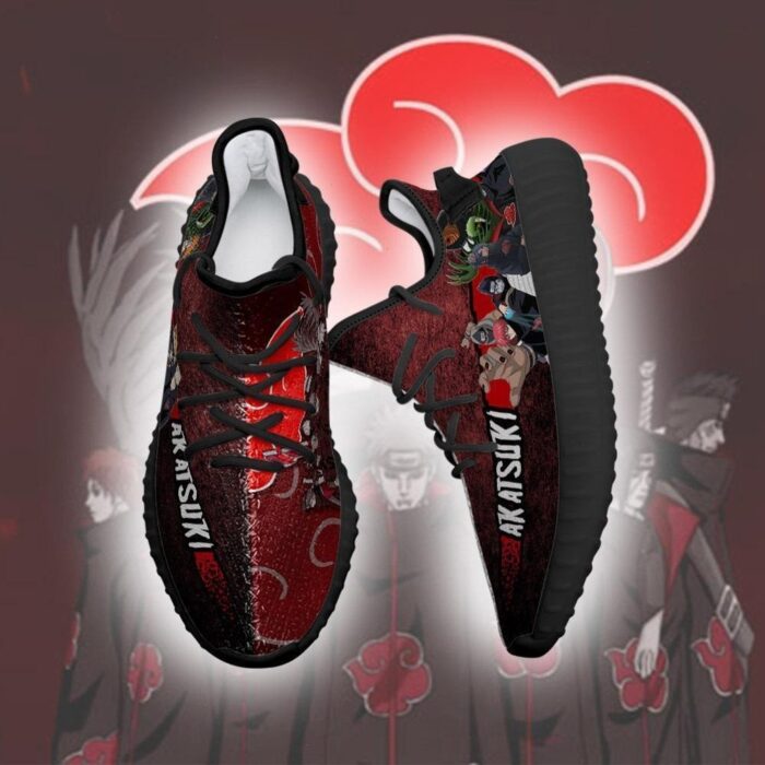 Akatsuki Clan Yeezy Shoes Naruto Art 92