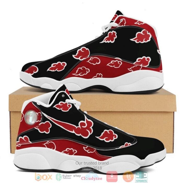 Akatsuki Cloud Anime Air Jordan 13 Sneaker Shoes