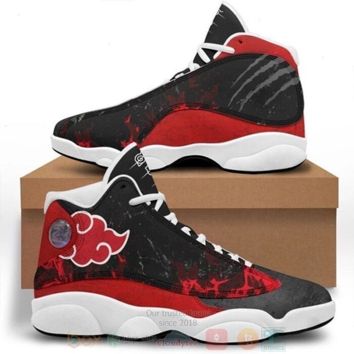 Akatsuki Cloud Naruto Air Jordan 13 Shoes