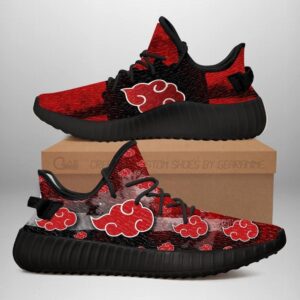 Akatsuki Cloud Yeezy Shoes Naruto Art 177