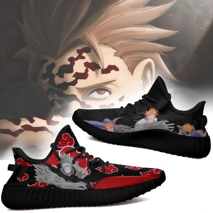 Akatsuki Jugo Yeezy Shoes Naruto Art 98