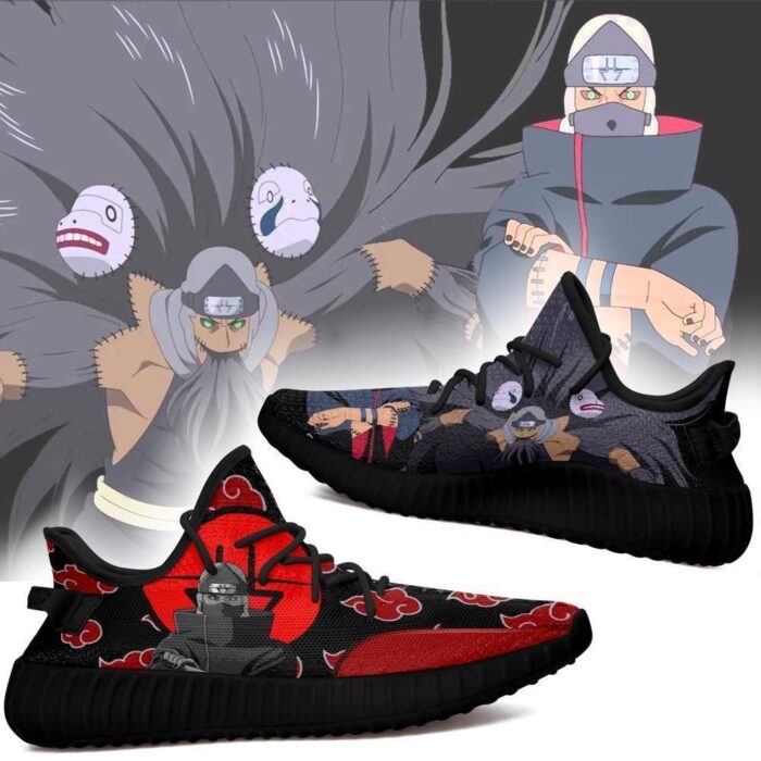 Akatsuki Kazuku Yeezy Shoes Naruto Art 166