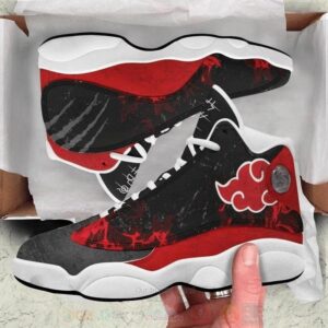 Akatsuki Naruto Anime Red Cloud Anime Pride For Men And Women Air Jordan 13 Shoes