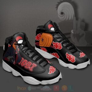 Akatsuki Tobi Naruto Custom Anime Air Jordan 13 Shoes