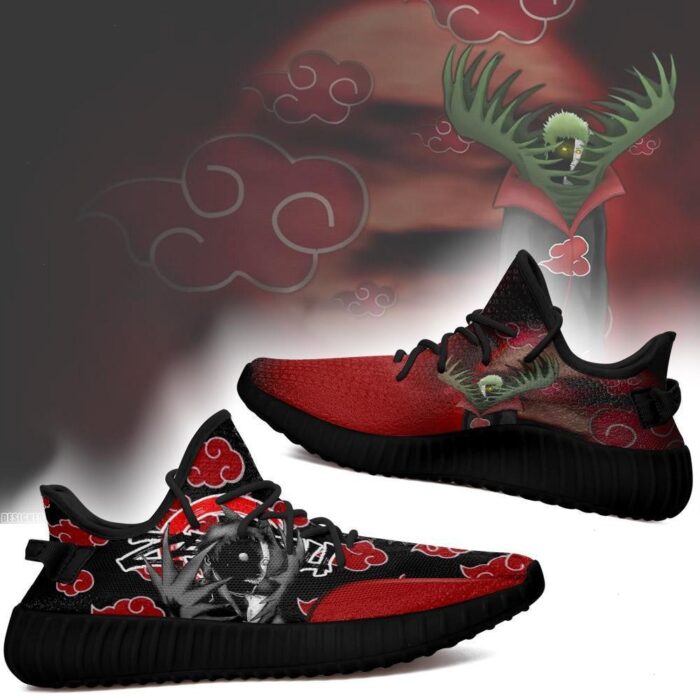 Akatsuki Zetsu Yeezy Shoes Naruto Art 80