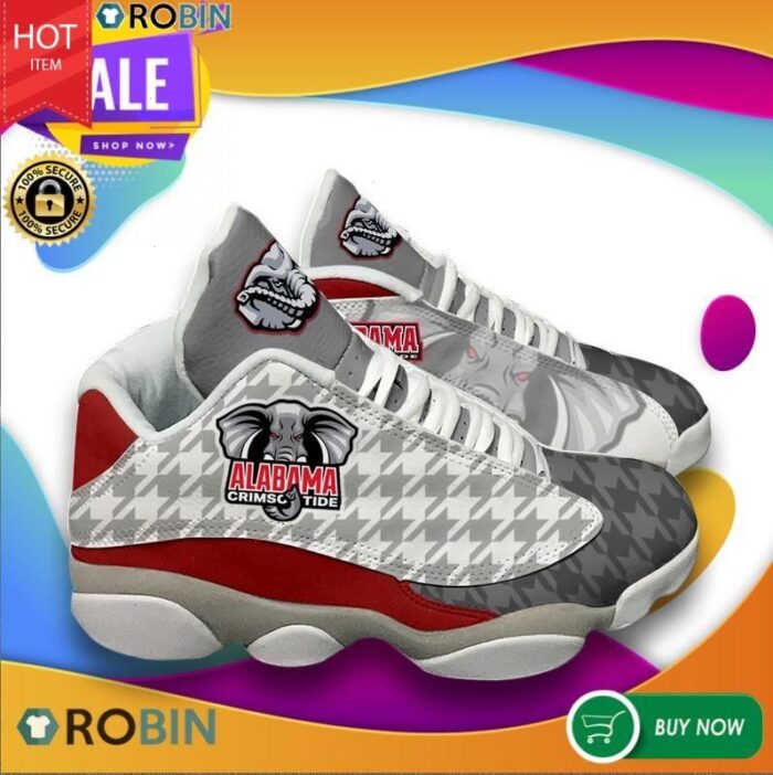 Alabama Crimson Tide Football Air Jordan 13 Sneakers