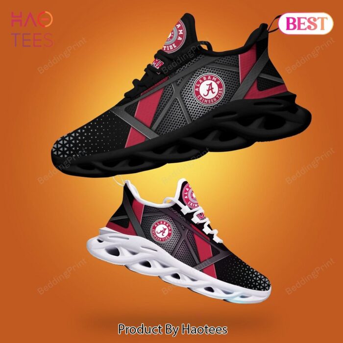 Alabama Crimson Tide NCAA Black Color Max Soul Shoes