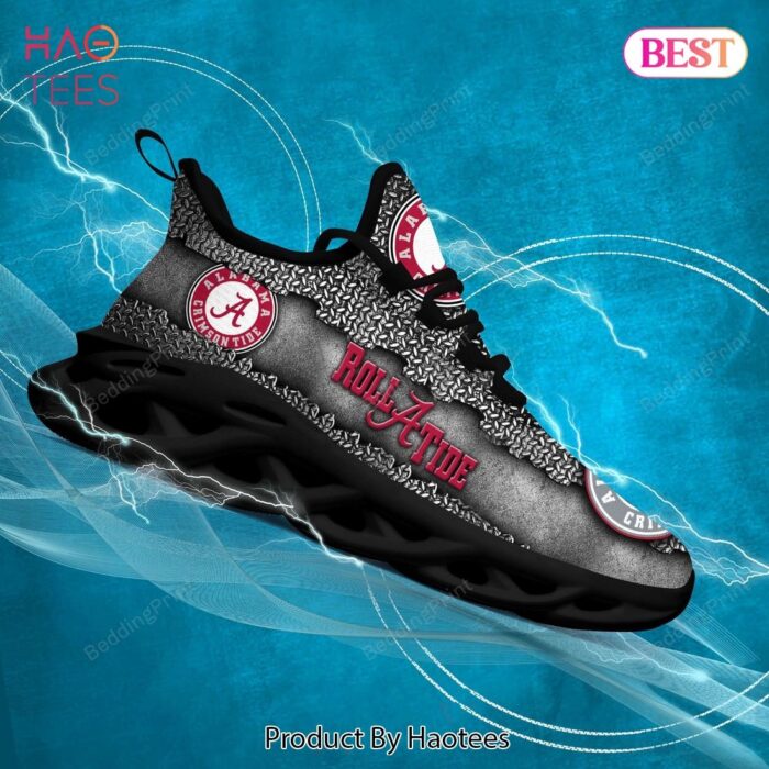 Alabama Crimson Tide NCAA Black Grey Max Soul Shoes