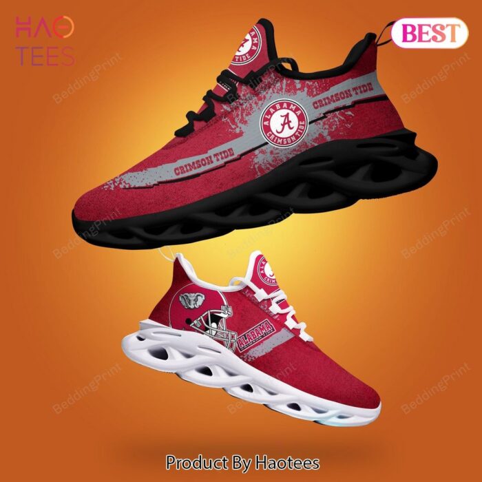 Alabama Crimson Tide NCAA Red Grey Max Soul Shoes