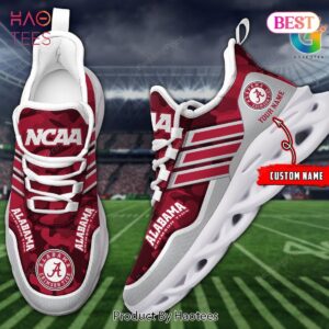 Alabama Crimson Tide Personalized Red Color Max Soul Shoes