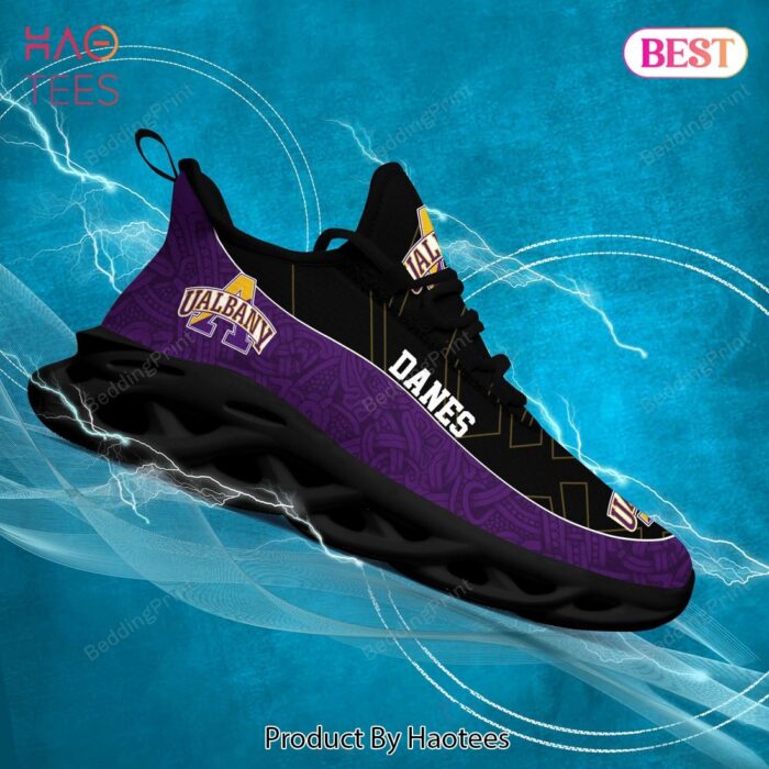 Albany Great Danes NCAA Black Mix Violet Max Soul Shoes