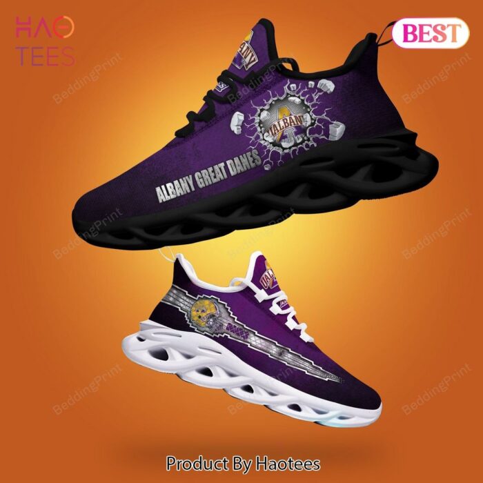 Albany Great Danes NCAA Violet Color Max Soul Shoes