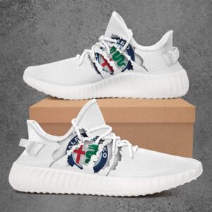 Alfa Romeo Car Yeezy Sneakers Shoes White