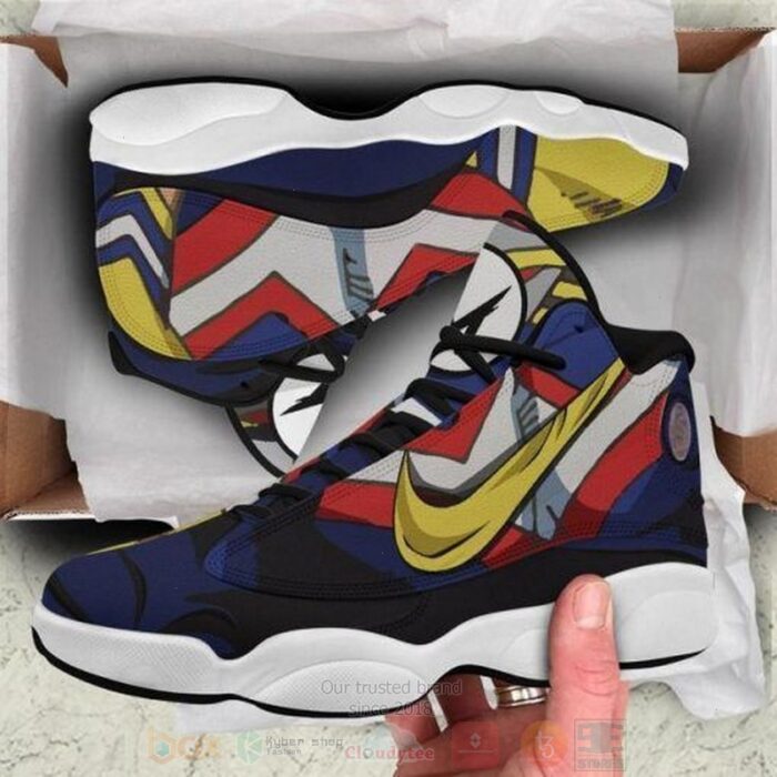 All Might My Hero Academia Anime Air Jordan 13 Shoes