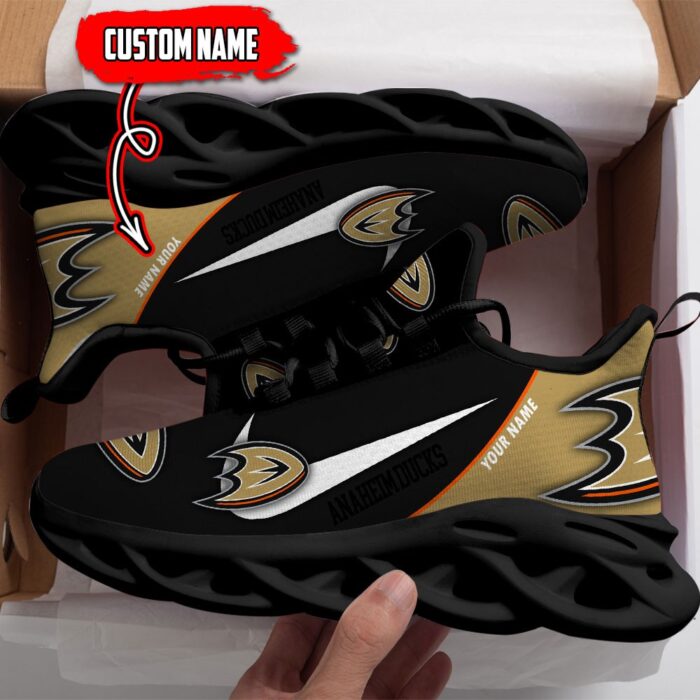 Anaheim Ducks Custom Name NHL New Max Soul Shoes